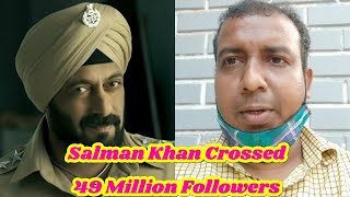 Salman Khan Crossed 49 Million Followers On Instagram