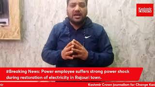 #Breaking News: Power employee suffers strong power shock during restoration of electricity