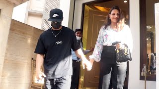 Asim Riaz Spotted Along With His Girlfriend Himanshi Khurana In Khar