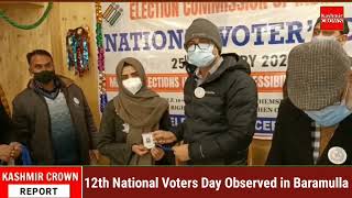 12th National Voters Day Observed in Baramulla