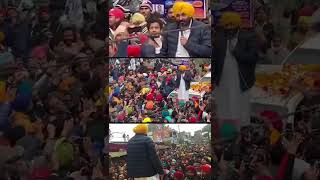 Bhagwant Mann Got Heartwarming Welcome from People of #Punjab #AAP #Shorts #PunjabElections2022