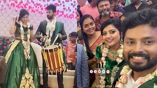 ????VIDEO: Deepak Kumar ????Abi Navya Wedding Reception | Endrendrum Punnagai, Punnagai Serial