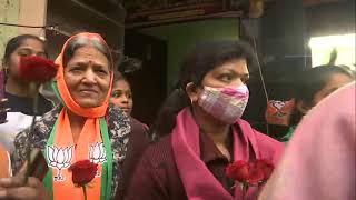 BJP National President Shri JP Nadda campaigns Door to Door in Bareilly, Uttar Pradesh
