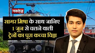 1 जून से चलने वाली ट्रेनों का पूरा गणित सिर्फ नवतेज पर  @Anchor Sagar Mishra LIVE