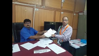 Subhash Prabhudesai files nomination as NCP candidate from Shiroda