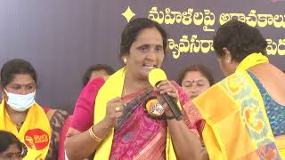 TDP Nari Sankalpa Deeksha | తెలుగుదేశం నారీ సంకల్ప దీక్ష | s media