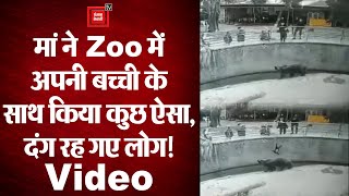 मां ने Zoo में अपनी बच्ची के साथ किया कुछ ऐसा, दंग रह गए लोग | देखें Viral Video