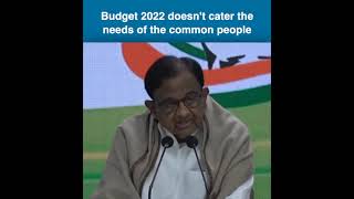 The People will reject this capitalist Budget: Press briefing by Shri P Chidambaram at AICC HQ