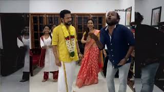 Thamizhum Saraswathiyum Serial Wedding Episode Making Video | தமிழுக்கு நடக்கும் நலுங்கு Function