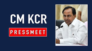 CM Sri. KCR Addressing the Press Conference at Pragathi Bhavan || Janavahini Tv