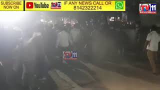 HI-TENSION AT UPPAL PS,  POLICE DISPERSED BJYM ACTIVISTS OBSTRUCTING HON'BLE MINISTER KTR CONWAY