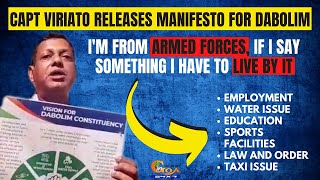 Capt Viriato releases manifesto: "I'm from armed forces, If I say something I have to live by it"