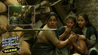 Evanukku Sariyana Aalu Illai Movie Scenes | Vijayashanti Tries to Save her Family from Goons