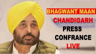 LIVE NOW : Bhagwant Maan Chandigarh Press Confrance Live | Aam Aadmi Party Live