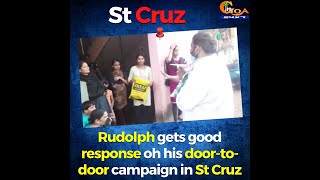 #StCruz | Rudolph gets good response on his door-to-door campaign…