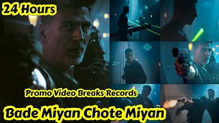 Bade Miyan Chote Miyan Promotional Video Views Count In 24 Hours, Isne Tod Daale Saare Records