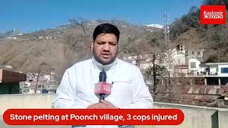 Stone pelting at Poonch village, 3 cops injured