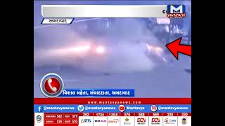 Ahmedabad : અકસ્માતની ઘટના CCTV થયા વાઈરલ | MantavyaNews