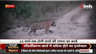 Madhya Pradesh News || Panna Tiger Reserve में हो रही गिनती, 70 से अधिक बाघों के होने का दावा