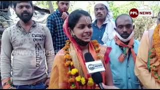 BJP Leader Pravati Parida Campaigns For Party Candidates at Panchayat Election