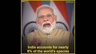 With 2.4% of the world's land, India accounts for nearly 8% of global species