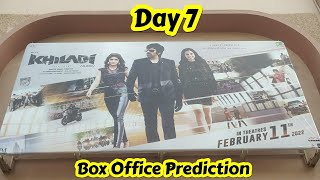 Khiladi Movie Box Office Prediction Day 7 In Hindi Dubbed Version