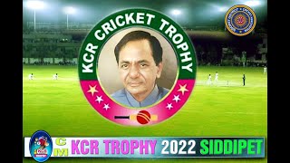 LIVE :- CM KCR TROPHY ( Bharath Nagar Warriors V/s Team KTL XI  ) THR SIDDIPET 2022, SEASON 2