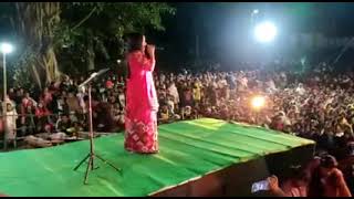 Live cultural night function by Mousumi Doley at Majuli