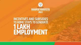 1 lakh employment to be generated through incentives and subsidies to homestays.