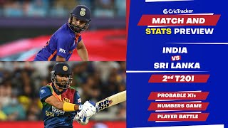 India vs Sri Lanka - 2nd T20I, Predicted Playing XIs & Stats Preview