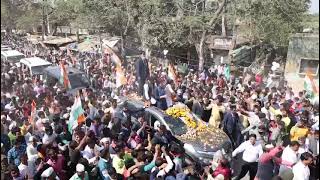 Smt Priyanka Gandhi's 'Jansampark Abhiyan' in Sahtawar, UP