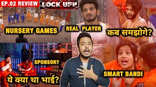 Lock Upp Review EP 03 | Atyachari Nahi Nursery Games, Momos Party, Karanvir, Munawar, Anjali