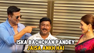 Akshay Kumar Meets Real Life Bachchan Pandey, Hilarious Moment