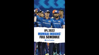 Take a look at Mumbai Indians' complete schedule in IPL 2022, mark the dates