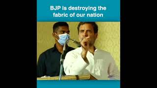 BJP is destroying the fabric of our nation