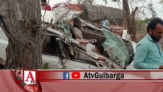 Afzalpur dist Gulbarga  me Car Accident 5 died 3 injured