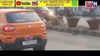 KHAIRATABAD FLYOVER CAR CRASHED INTO DIVIDER OVER SPEED DRIVE BOTH SAFE SAIFABAD POLICE BOOKED CASE