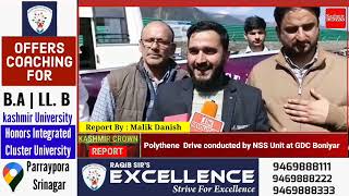 Polythene  Drive conducted by NSS Unit at GDC Boniyar