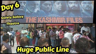 The Kashmir Files Movie Huge Public Line For Day 6 At Gaiety Galaxy Theatre In Mumbai