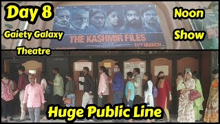 The Kashmir Files Movie Huge Public Line Day 8 For Noon Show At Gaiety Galaxy Theatre In Mumbai