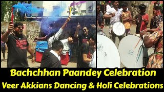 Mumbai's Veer Akkians Dance And Celebrates Holi Featival With Bachchhan Paandey