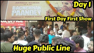 Bachchhan Paandey Huge Public Line For Day 1 At Gaiety Galaxy Theatre In Mumbai