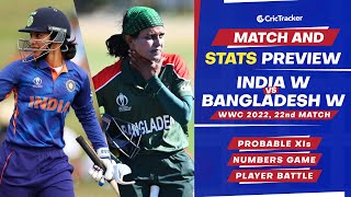 India Women vs Bangladesh Women - 22nd ODI of World Cup, Predicted Playing XIs & Stats Preview