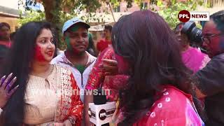 Ollywood Actress Bidusmita Celebrated Holi | ଦିବ୍ୟାଙ୍ଗ ଛାତ୍ରଛାତ୍ରୀ ଙ୍କ ସହ ହୋଲି ପାଳିଲେ ବିଦୁସ୍ମିତା