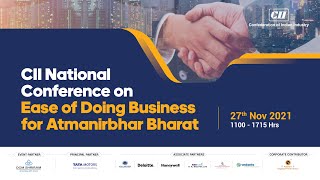 CII National Conference on EoDB for Atmanirbhar Bharat