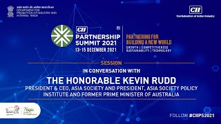 Conversation: The Hon. Kevin Rudd, President & CEO, AS and President, ASPI and former PM, Australia