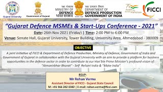 Gujarat Defence MSMEs & Start-Ups Conference