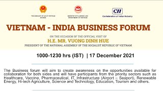 VIETNAM - INDIA Business Forum