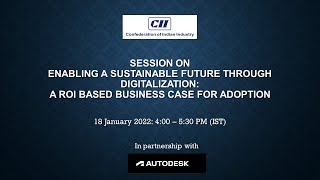 Panel Discussion on “Enabling a sustainable future through digitalisation"