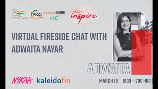 ELSAInspire series- Fireside Chat with Ms Adwaita Nayar, CEO Nykaa Fashion